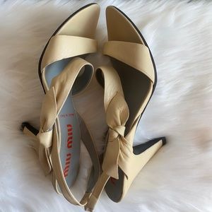 MIU MIU Adorable Side Bow Shoes